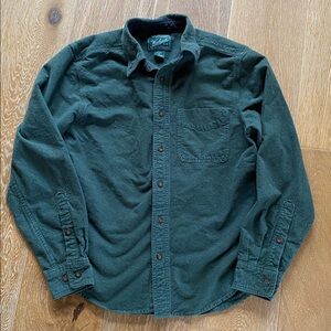 Woolrich Dark Green Casual Button-Down Shirt